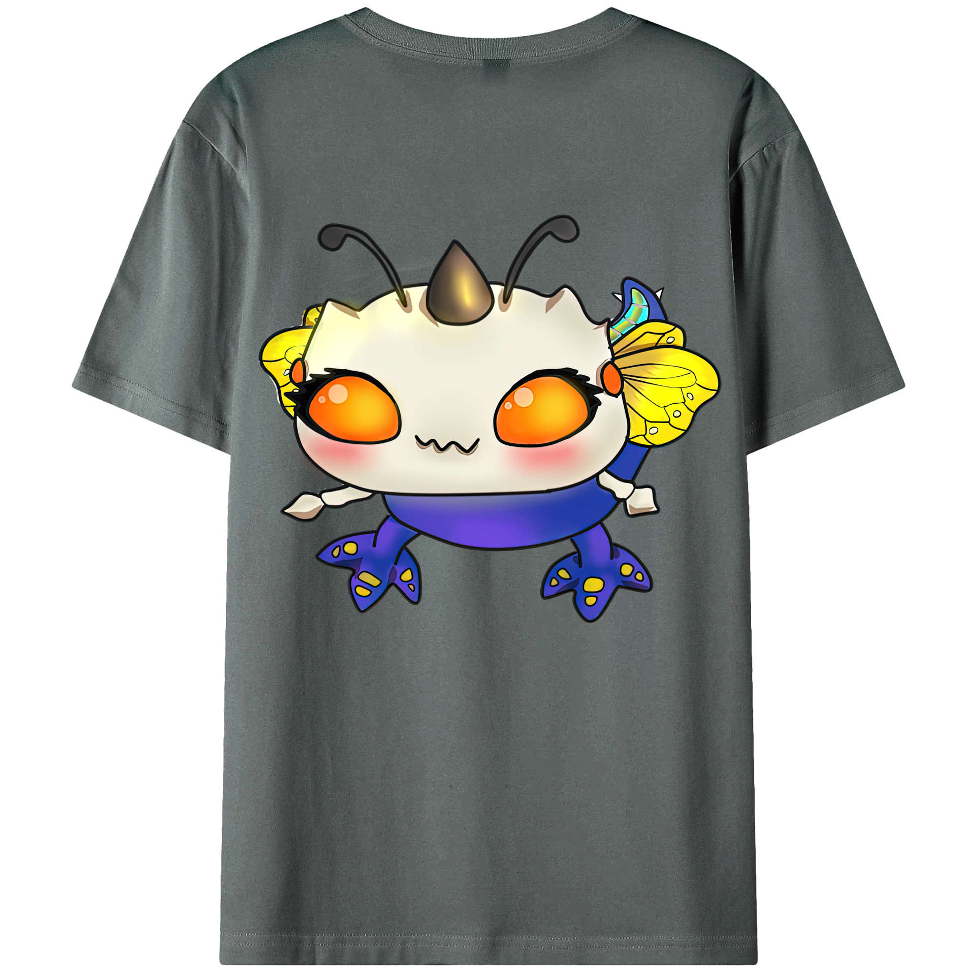 リーグ・オブ・レジェンド League of Legends LOL 綿100％ メンズ半袖Tシャツ（バックプリント） 通気性